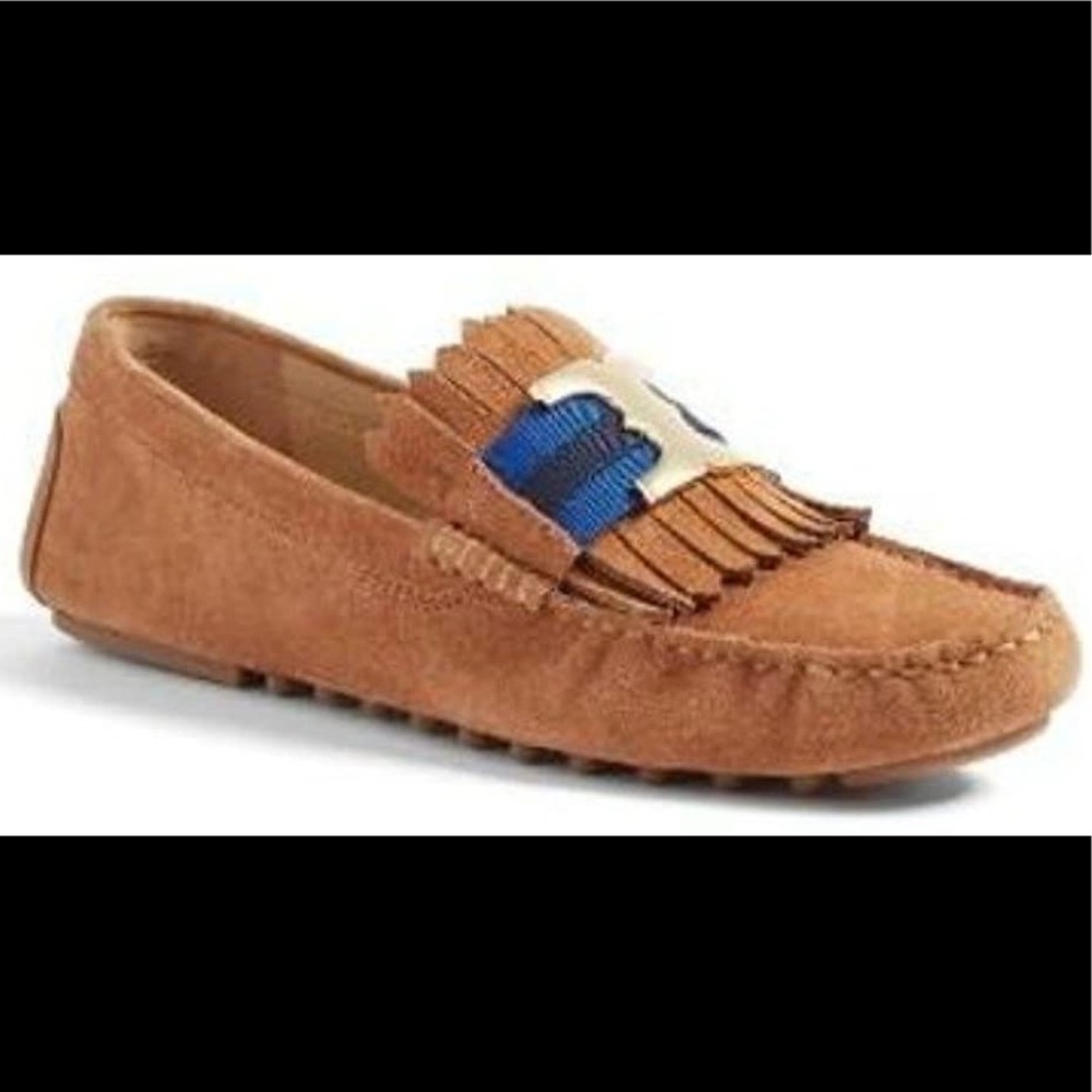 Tory Burch moccasins- sweaty, dirty, filthy, old used shoes worn without socks - Picture 1 of 16
